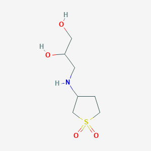 3-(1,1-Dioxo-tetrahydro-1lambda*6*-thiophen-3-yl-amino)-propane-1,2-diol