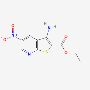 Ethyl 3-amino-5-nitrothieno[2,3-b]pyridine-2-carboxylate