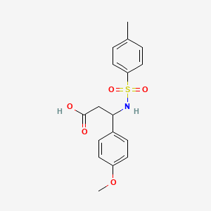 3-(4-Methoxy-phenyl)-3-(toluene-4-sulfonylamino)-propionic acid