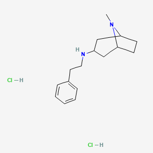 (8-Methyl-8-aza-bicyclo[3.2.1]oct-3-YL)-phenethyl-amine dihydrochloride
