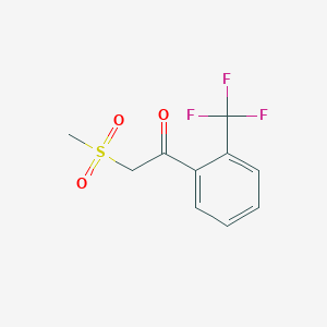 2-(Methylsulfonyl)-1-(2-(trifluoromethyl)phenyl)ethanone