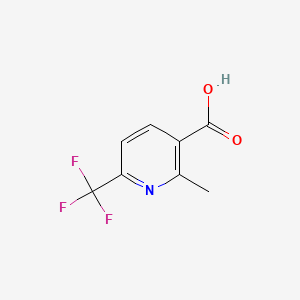 molecular formula C8H6F3NO2 B1305685 2-Methyl-6-(trifluoromethyl)nicotinic acid CAS No. 261635-93-2