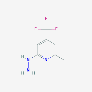 2-Hydrazinyl-6-methyl-4-(trifluoromethyl)pyridine