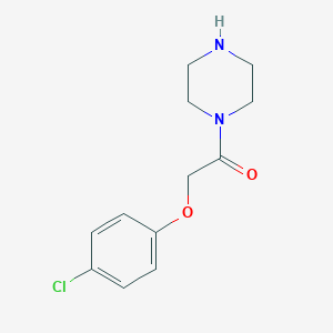 molecular formula C12H15ClN2O2 B130569 2-(4-Chlorophenoxy)-1-(piperazin-1-yl)ethanone CAS No. 143999-83-1