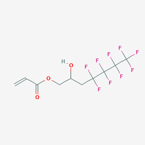 molecular formula C10H9F9O3 B1305697 3-(Perfluorobutyl)-2-hydroxypropyl acrylate CAS No. 98573-25-2