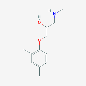molecular formula C12H19NO2 B1305700 1-(2,4-Dimethylphenoxy)-3-methylamino-propan-2-ol CAS No. 5267-00-5