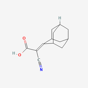 molecular formula C13H15NO2 B1305715 2-(2-Adamantylidene)-2-cyanoacetic acid CAS No. 5355-69-1
