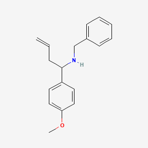 molecular formula C20H23NO5 B1305721 Benzyl-[1-(4-methoxy-phenyl)-but-3-enyl]-amine CAS No. 435345-18-9