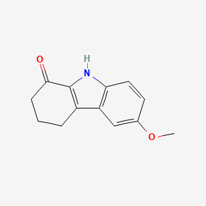 molecular formula C13H13NO2 B1305756 6-methoxy-2,3,4,9-tetrahydro-1H-carbazol-1-one CAS No. 3449-49-8