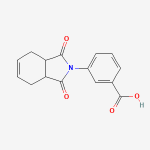 molecular formula C15H13NO4 B1305764 3-(1,3-dioxo-1,3,3a,4,7,7a-hexahydro-2H-isoindol-2-yl)benzoic acid CAS No. 89446-98-0