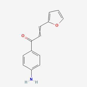 molecular formula C13H11NO2 B1305767 1-(4-Aminophenyl)-3-(furan-2-yl)prop-2-en-1-one 