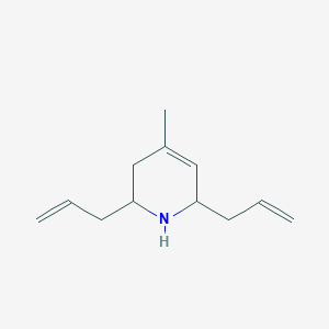 molecular formula C12H19N B1305768 2,6-Diallyl-4-methyl-1,2,3,6-tetrahydropyridine CAS No. 436088-93-6