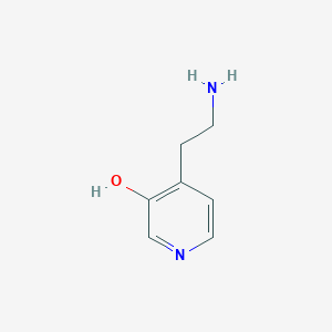 molecular formula C7H10N2O B13057748 4-(2-Aminoethyl)pyridin-3-ol 