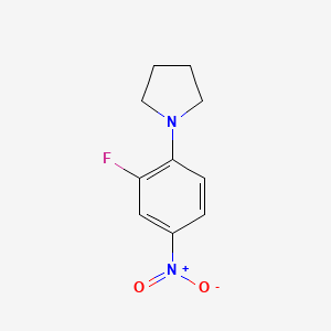 1-(2-Fluoro-4-nitrophenyl)pyrrolidine