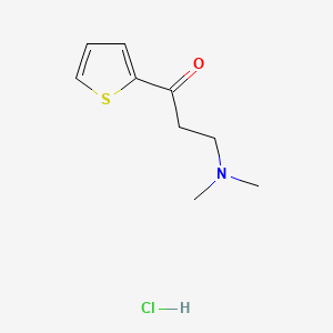 molecular formula C9H14ClNOS B1305805 3-(Dimethylamino)-1-(thiophen-2-yl)propan-1-one hydrochloride CAS No. 5424-47-5