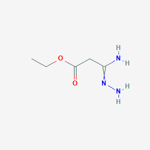 Ethyl 3-amino-3-hydrazinylidenepropanoate