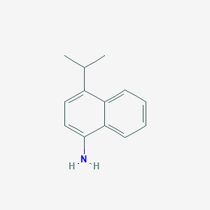 molecular formula C13H15N B13058148 4-Isopropylnaphthalen-1-amine 