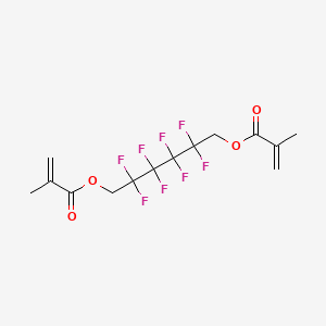 molecular formula C14H14F8O4 B1305821 2,2,3,3,4,4,5,5-Octafluoro-1,6-hexyl dimethacrylate CAS No. 66818-54-0