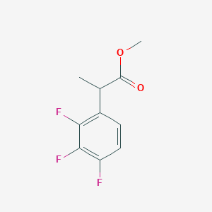 molecular formula C10H9F3O2 B13058279 Methyl 2-(2,3,4-trifluorophenyl)propanoate 