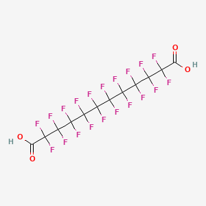 molecular formula C12H2F20O4 B1305833 Perfluoro-1,10-decanedicarboxylic acid CAS No. 865-85-0