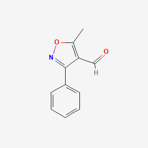 5-Methyl-3-phenylisoxazole-4-carboxaldehyde