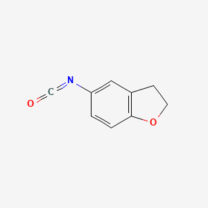 molecular formula C9H7NO2 B1305845 5-Isocyanato-2,3-dihydro-1-benzofuran CAS No. 215162-92-8
