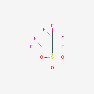 molecular formula C3F6O3S B1305850 3,4,4-Trifluoro-3-(trifluoromethyl)oxathietane 2,2-dioxide CAS No. 773-15-9
