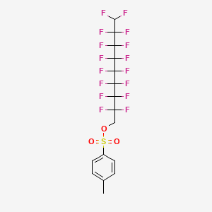 molecular formula C16H10F16O3S B1305855 1H,1H,9H-Perfluorononyl p-toluenesulfonate CAS No. 864-23-3