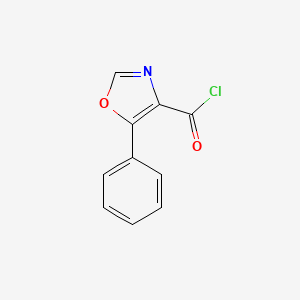 molecular formula C10H6ClNO2 B1305860 5-Phenyl-1,3-oxazole-4-carbonyl chloride CAS No. 337508-64-2