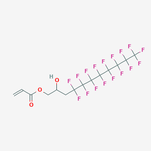 molecular formula C14H9F17O3 B1305861 3-(Perfluorooctyl)-2-hydroxypropyl acrylate CAS No. 76962-34-0