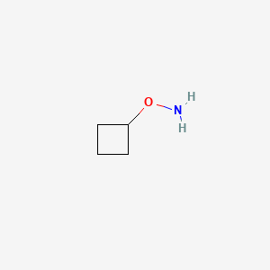 molecular formula C4H9NO B13058612 o-Cyclobutylhydroxylamine 