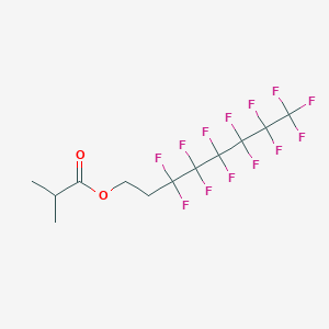 molecular formula C12H11F13O2 B1305863 3,3,4,4,5,5,6,6,7,7,8,8,8-Tridecafluorooctyl 2-methylpropanoate CAS No. 242812-05-1
