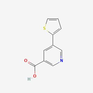 molecular formula C10H7NO2S B1305865 5-(Thiophen-2-yl)nicotinic Acid CAS No. 306934-96-3