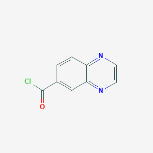 molecular formula C9H5ClN2O B1305866 Quinoxaline-6-carbonyl chloride CAS No. 258503-93-4