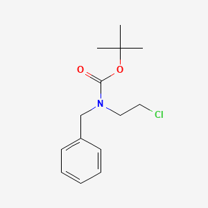 molecular formula C14H20ClNO2 B13058764 Tert-butyl benzyl(2-chloroethyl)carbamate 