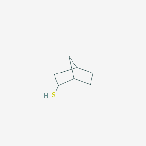 molecular formula C7H12S B13058887 Bicyclo[2.2.1]heptane-2-thiol 