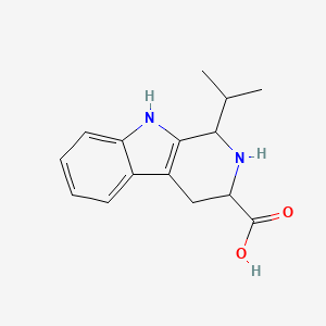 molecular formula C15H18N2O2 B1305905 1-Isopropyl-2,3,4,9-tetrahydro-1H-beta-carboline-3-carboxylic acid CAS No. 436811-11-9