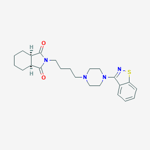 molecular formula C23H30N4O2S B130592 Perospirone CAS No. 150915-41-6