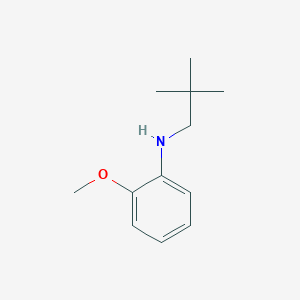 molecular formula C12H19NO B13059418 N-(2,2-dimethylpropyl)-2-methoxyaniline 