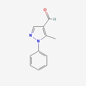 molecular formula C11H10N2O B1305942 5-Methyl-1-Phenyl-1H-Pyrazole-4-Carbaldehyde CAS No. 98700-50-6