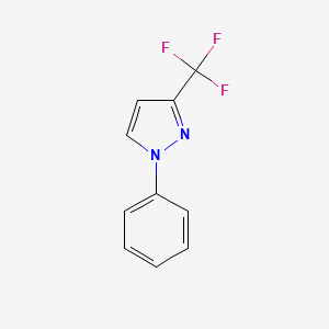 molecular formula C10H7F3N2 B1305945 1-Phenyl-3-(trifluoromethyl)-1H-pyrazole CAS No. 99498-65-4