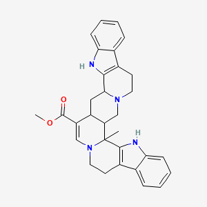 molecular formula C31H32N4O2 B13059474 Roxburghine CAS No. 27773-32-6