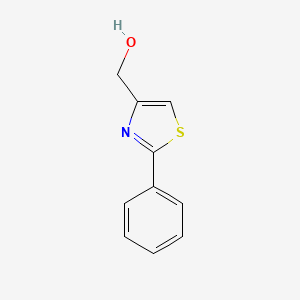 molecular formula C10H9NOS B1305949 (2-Phenylthiazol-4-yl)methanol CAS No. 23780-13-4
