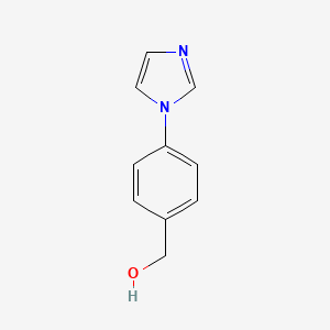 molecular formula C10H10N2O B1305951 [4-(1H-Imidazol-1-yl)phenyl]methanol CAS No. 86718-08-3