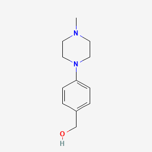 molecular formula C12H18N2O B1305954 [4-(4-Methylpiperazin-1-yl)phenyl]methanol CAS No. 342405-34-9