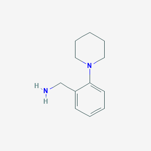 molecular formula C12H18N2 B1305958 2-Piperidinobenzylamine CAS No. 72752-54-6