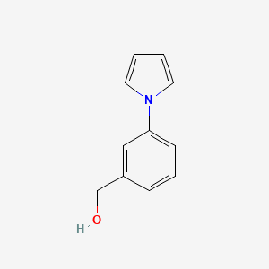 molecular formula C11H11NO B1305960 [3-(1H-Pyrrol-1-yl)phenyl]methanol CAS No. 83140-94-7