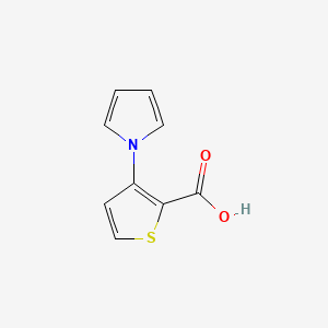 molecular formula C9H7NO2S B1305961 3-(1H-pyrrol-1-yl)thiophene-2-carboxylic acid CAS No. 74772-17-1