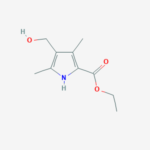 ethyl 4-(hydroxymethyl)-3,5-dimethyl-1H-pyrrole-2-carboxylate