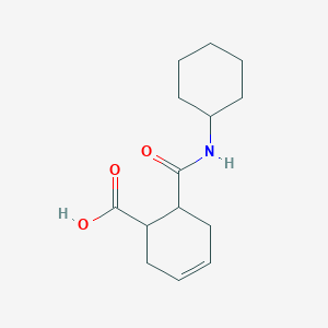 6-(Cyclohexylcarbamoyl)cyclohex-3-ene-1-carboxylic acid